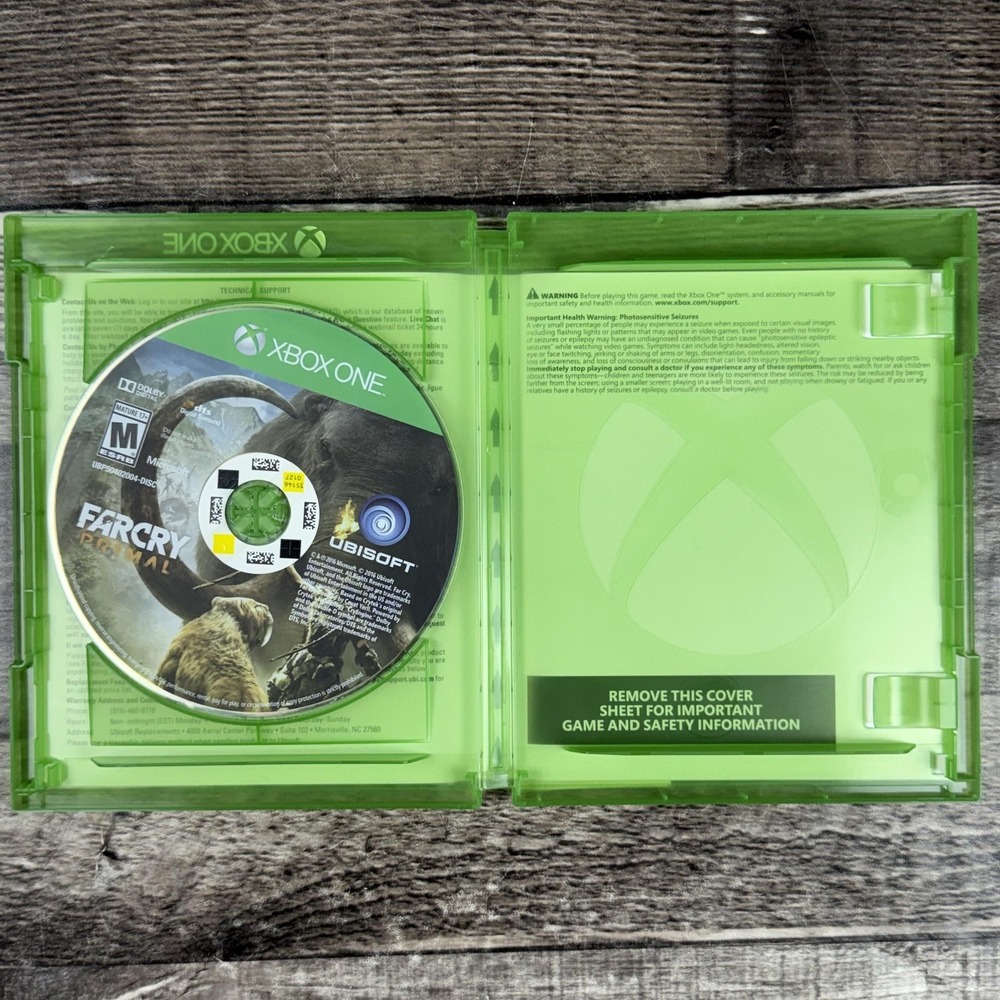 Far Cry Primal Microsoft Xbox One Game M Ubisoft NTSC-U/C 2016 Disc Case - Picture 3 of 4